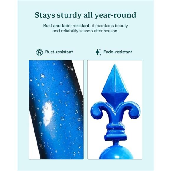 91 inch Wind Spinners Outdoor - Extra Large Outdoor Metal Wind Sculptures - Picture 11 of 14